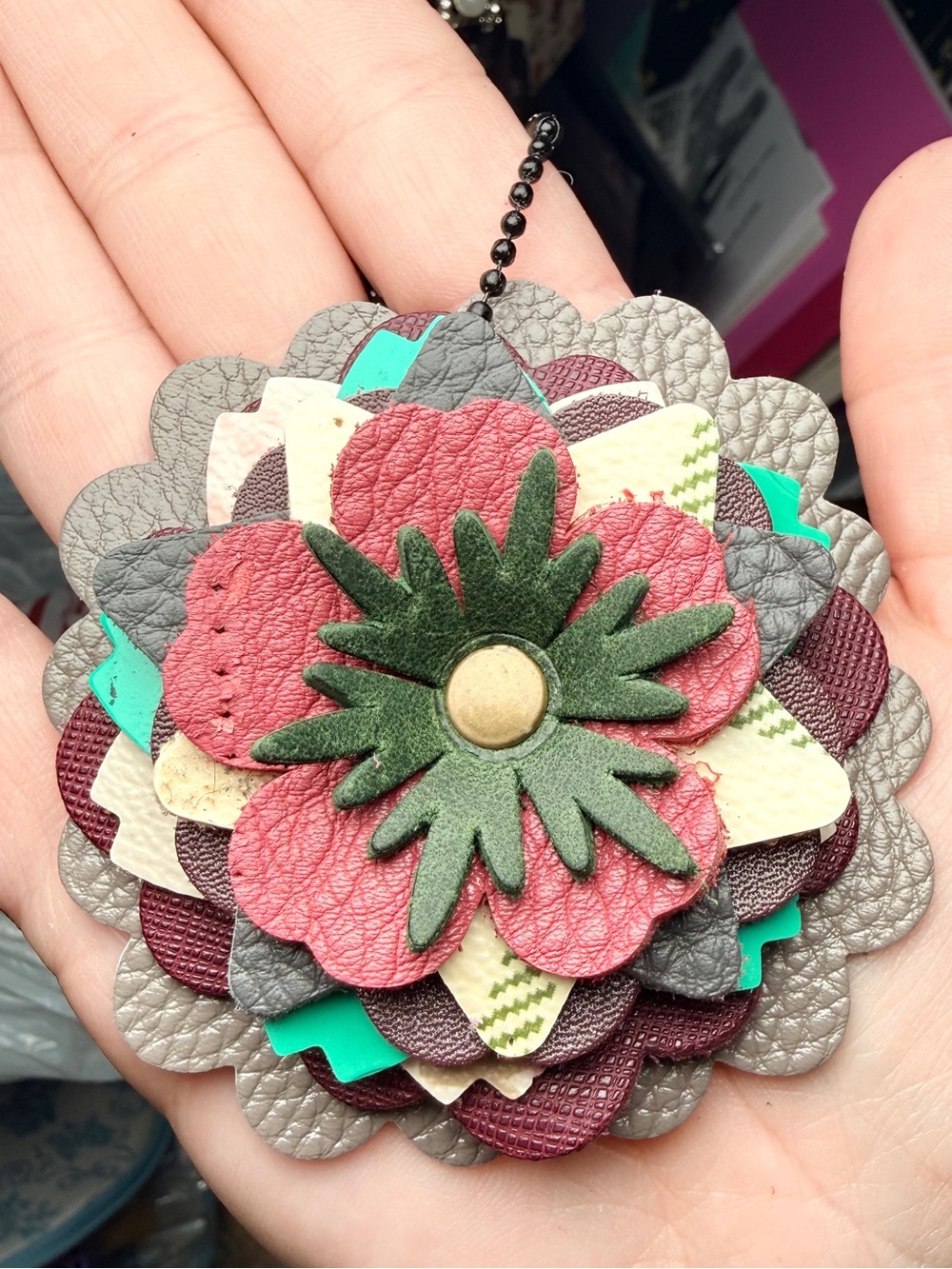 Handmade Floral Charm - Picture 2 of 2
